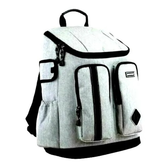eastsport Other - Eastsport GEO Gray/Black 18" Backpack School Travel Hiking Camping Bag NWOT